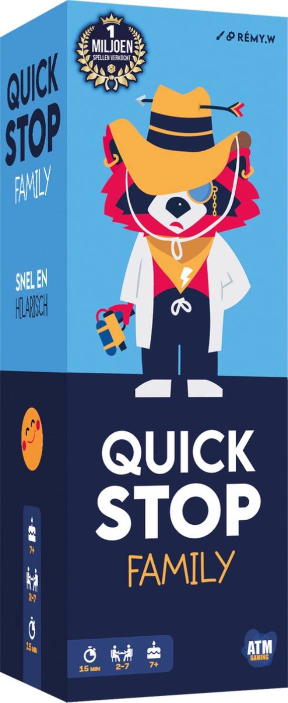 Quickstop Family razendsnel kaartspel | Asmodee