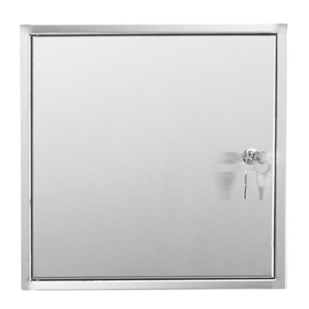 RVS Brievenbus Deur Inbouw