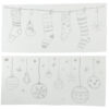 Raamdecoratie sticker kerstsfeer | Decoris