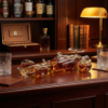 Racing Car Decanter Set - 400ml - Whisky Karaf - 30x19x6 cm | MikaMax