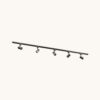 Railverlichting Pakket - Recht - 2x 1 m rail - 5 railspots - Brons - Excl. Lichtbron - IP20 - Modulair - 230V - Beloria | LUSENZ