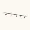 Railverlichting Pakket - Recht - 2x 1 m rail - 5 railspots - Bruin - Excl. Lichtbron - IP20 - Modulair - 230V - Beloria | LUSENZ
