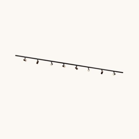 Railverlichting Pakket - Recht - 4x 1 m rail - 8 railspots - Brons - Incl. 2700K GU10 - IP20 - Modulair - 230V - Beloria | LUSENZ