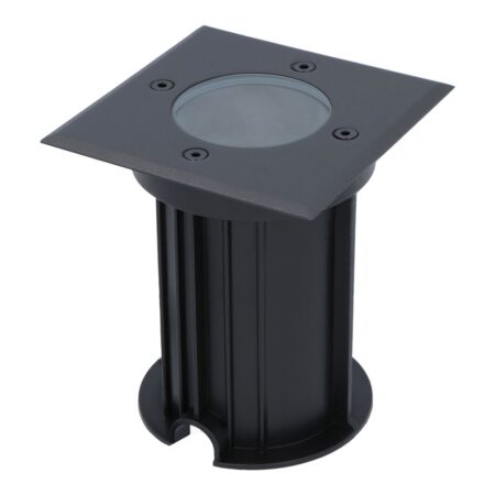 Ramsay LED Grondspot Vierkant - Dimbaar - GU10 - Excl. Lichtbron - Tuinspot - Zwart - IP67 waterdicht - Overrijdbaar voor de Oprit
