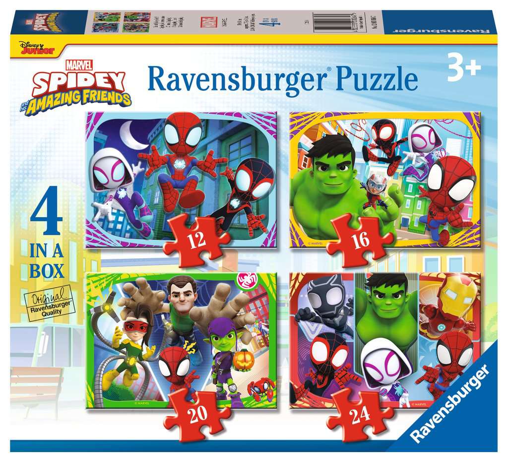 Ravensburger 4-in-1 puzzel Spidey | Ravensburger