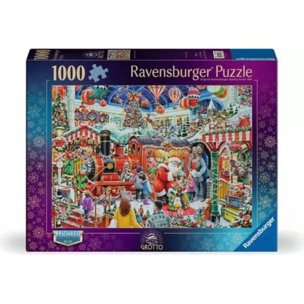 Ravensburger Puzzel Christmas Santa's Steam Train (1000 St) | Ravensburger