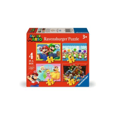 Ravensburger Super Mario 4-in-1 puzzel | Ravensburger