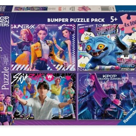 Ravensburger puzzels K-pop 4 X 100 Bumperpack | Ravensburger