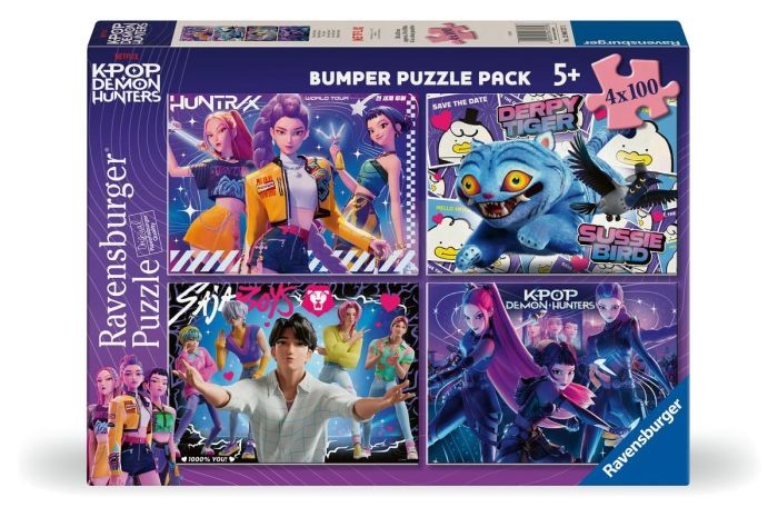 Ravensburger puzzels K-pop 4 X 100 Bumperpack | Ravensburger