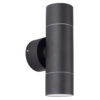 Ray Up en Down Muurlamp Zwart met LED
