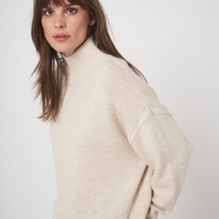 Relaxed fit trui van extra fijne merinowol