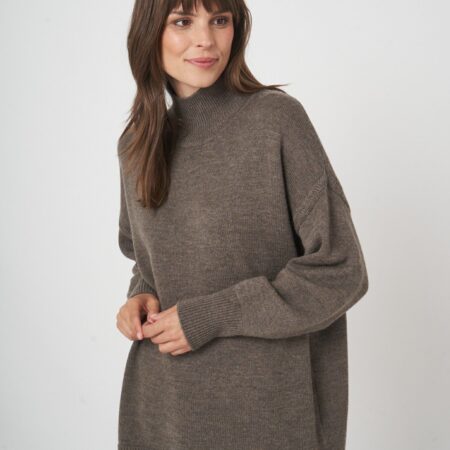 Relaxed fit trui van extra fijne merinowol