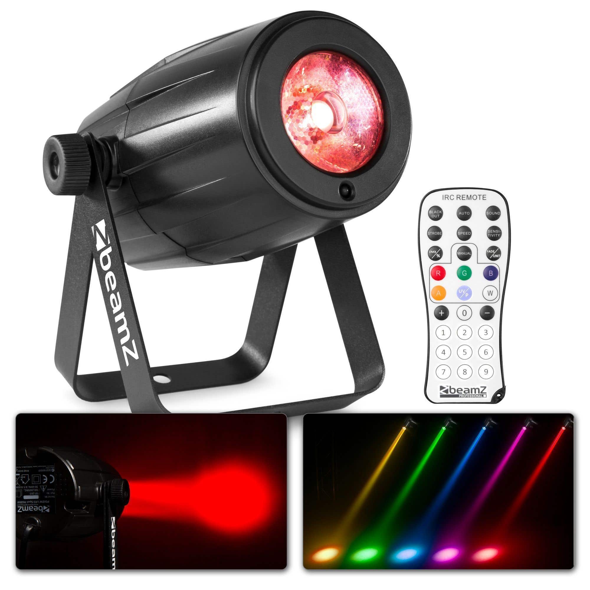 Retourdeal - BeamZ PS12W LED Pin spot 12W met afstandsbediening | BeamZ