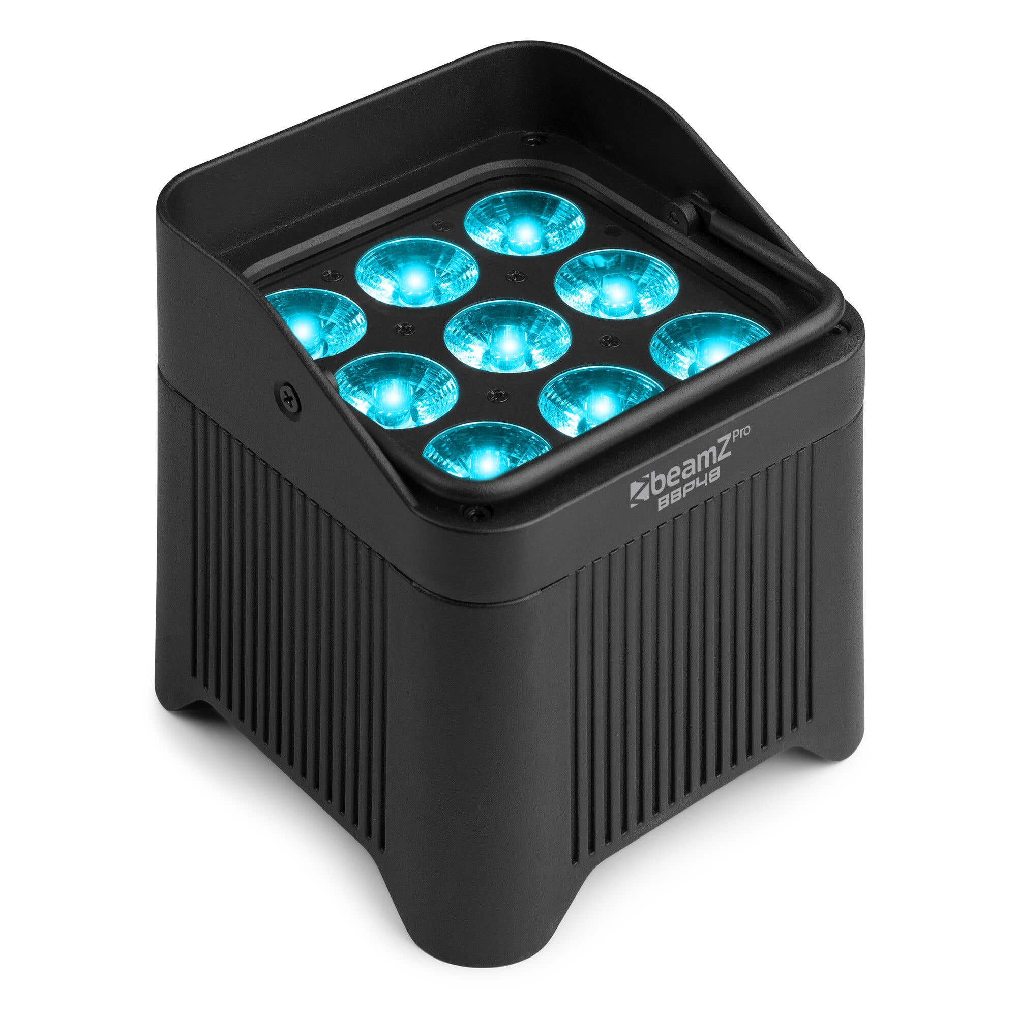 Retourdeal - BeamZ Professional BBP48 accu uplight met 9x 12W LED's - | BeamZ Professional