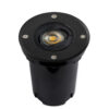 Richtbare Grondspot LED Ø12 Rond zwart incl. GU10