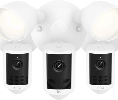 Ring Floodlight Camera 2e Generatie Wit 3-Pack