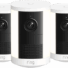 Ring Spotlight Camera 2e Generatie Batterij Wit 3-Pack