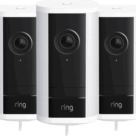 Ring Spotlight Camera Pro 2e Generatie Bedraad Wit 3-Pack