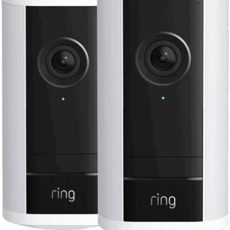 Ring Spotlight Camera Pro 2e Generatie Bedraad Wit Duo Pack