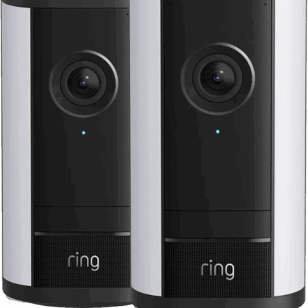 Ring Spotlight Camera Pro 2e Generatie Bedraad Zwart Duo Pack