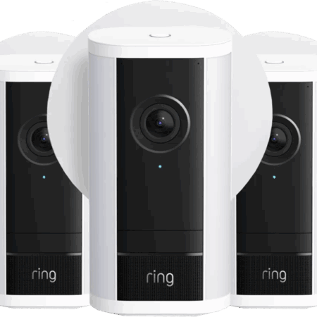 Ring Spotlight Camera Pro 2e Generatie Stekker Wit 3-Pack