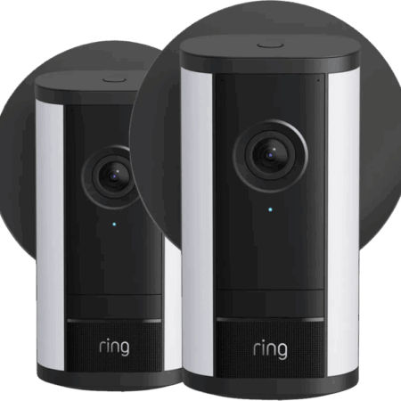 Ring Spotlight Camera Pro 2e Generatie Stekker Zwart Duo Pack