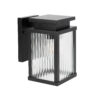 Ripley Muurlamp Zwart Medium met Lichtsensor LED