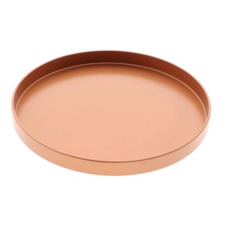 Ronde melamine schaal koper H2 D22 | HBX Natural Living