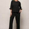 Rosely Broek Zwart / Wit Maxi