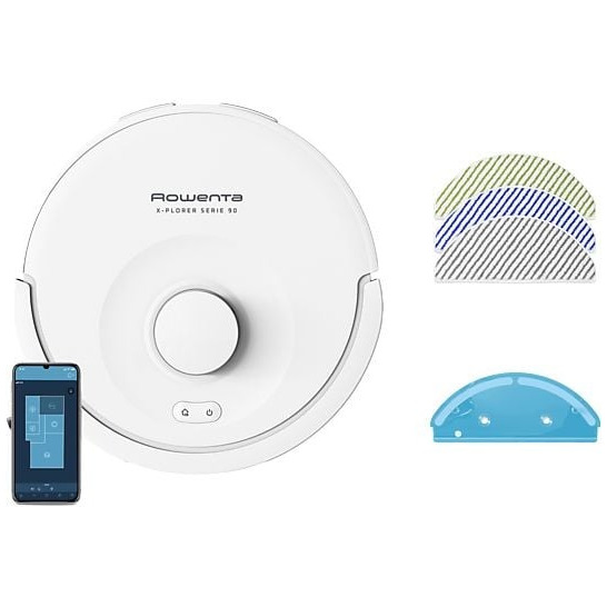 Rowenta RR8777 X-Plorer Serie 90 Robot stofzuiger Wit | Rowenta
