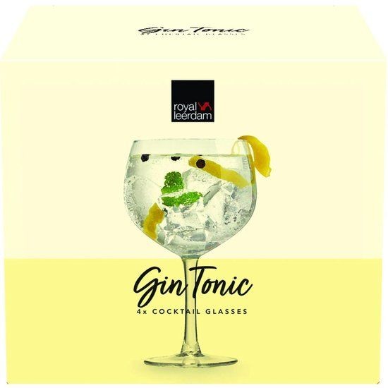 Royal Leerdam Gin Tonic Glazen 4 Stuks | Royal Leerdam