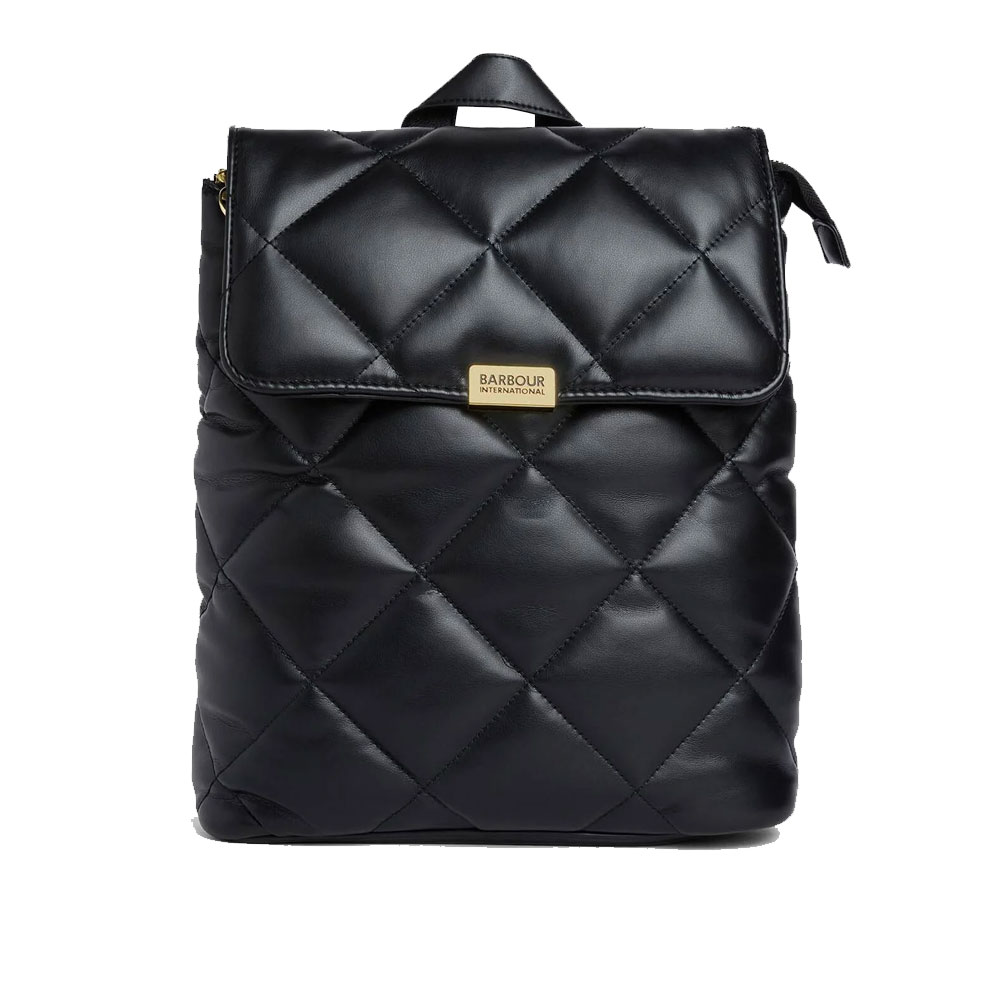 Rugtas Soft Quilt Hoxton Black | Barbour International