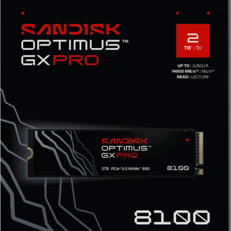 SANDISK Optimus GX PRO 8100 2TB PCIe 5.0 NVMe SSD