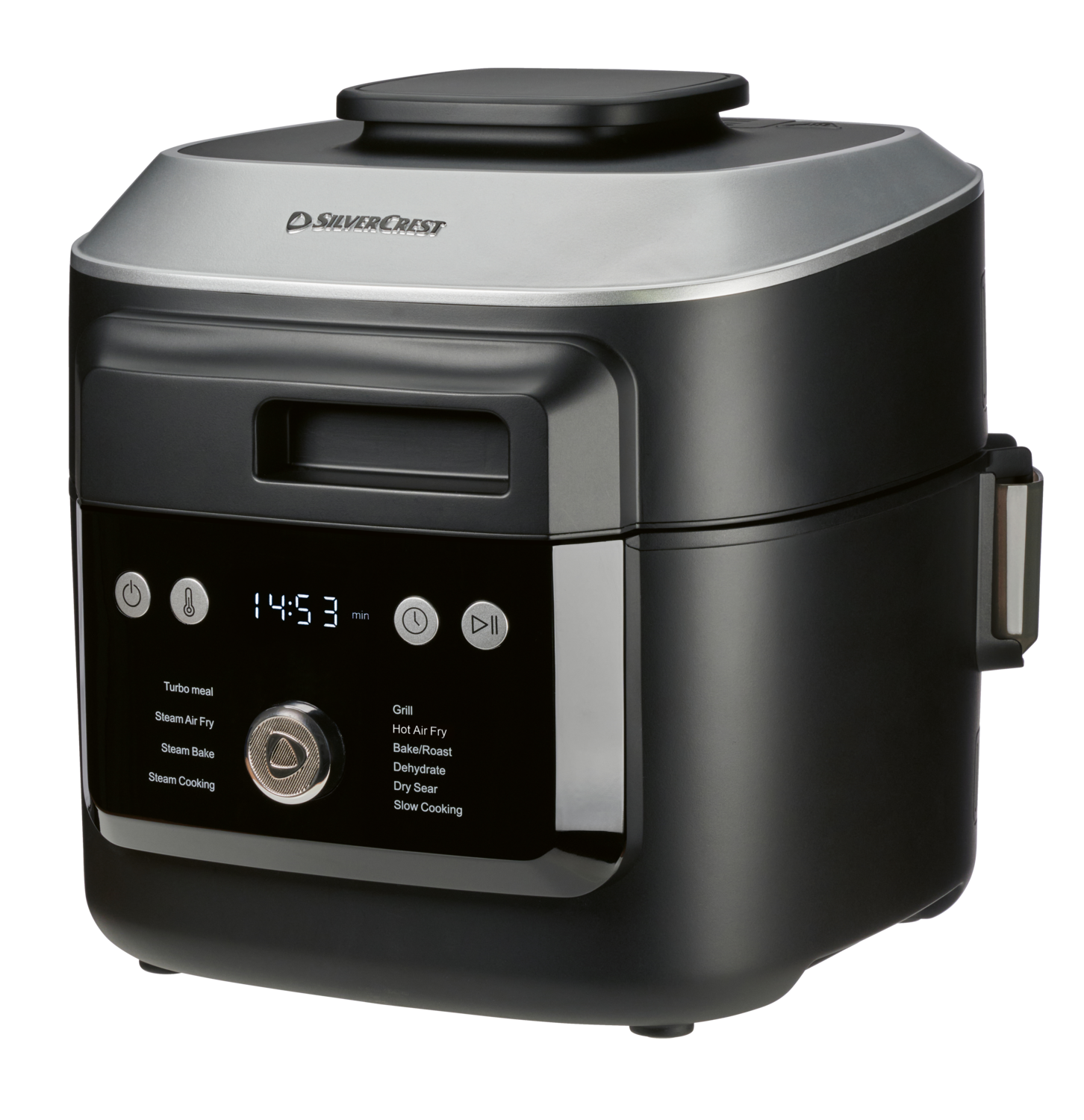 2-in-1 stoomkoker & airfryer