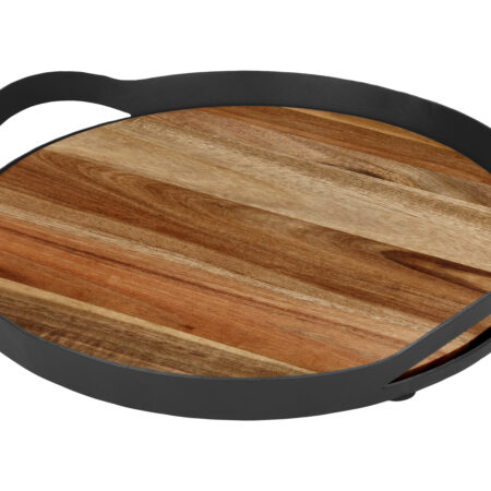 Acaciahouten dienblad (Rond)