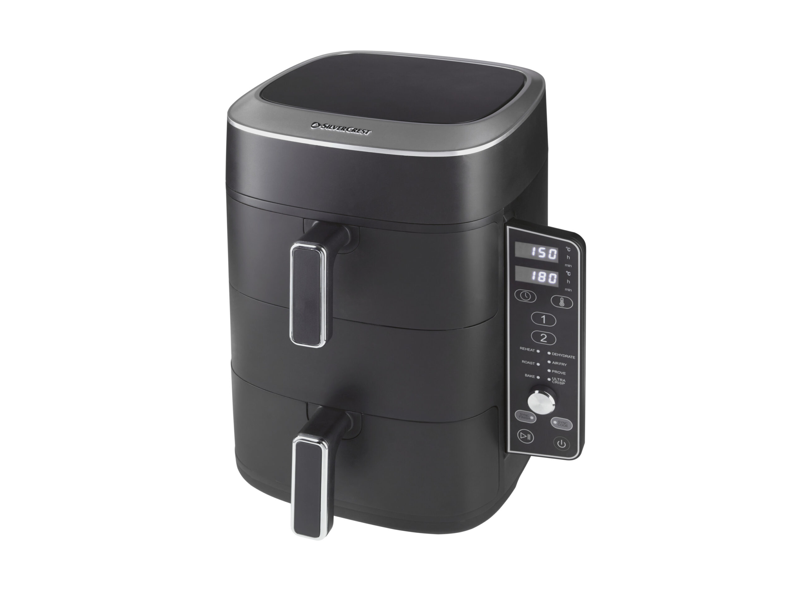 Dubbele airfryer 2x 4