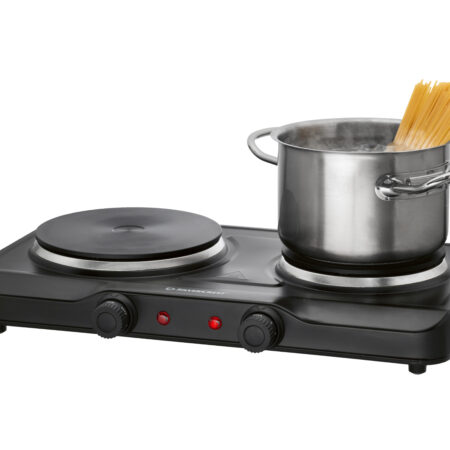 Dubbele kookplaat 1000 W en 1500 W