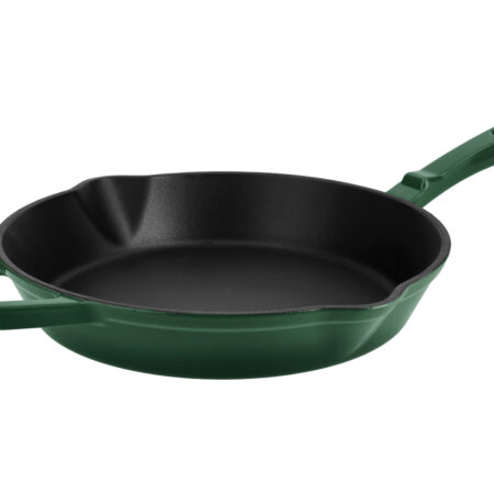 Gietijzeren grillpan of koekenpan (Rond
