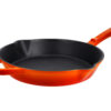 Gietijzeren grillpan of koekenpan (Rond