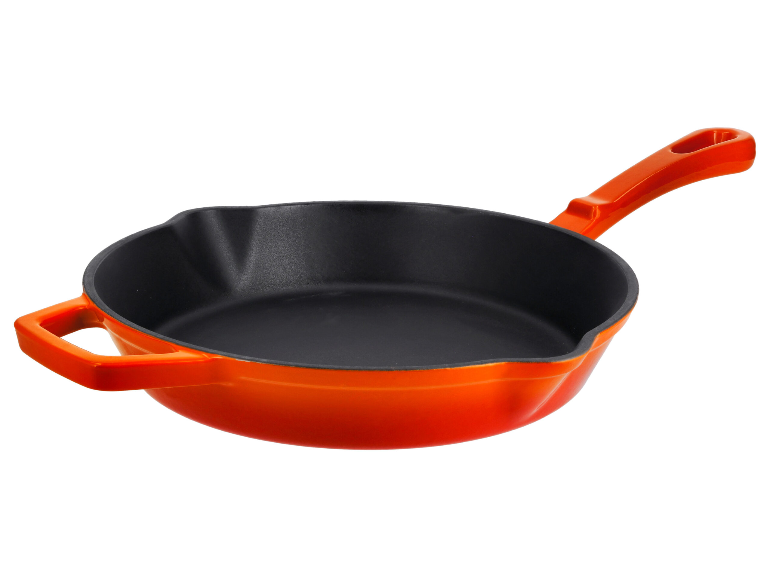 Gietijzeren grillpan of koekenpan (Rond