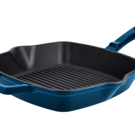 Gietijzeren grillpan of koekenpan (Vierkant