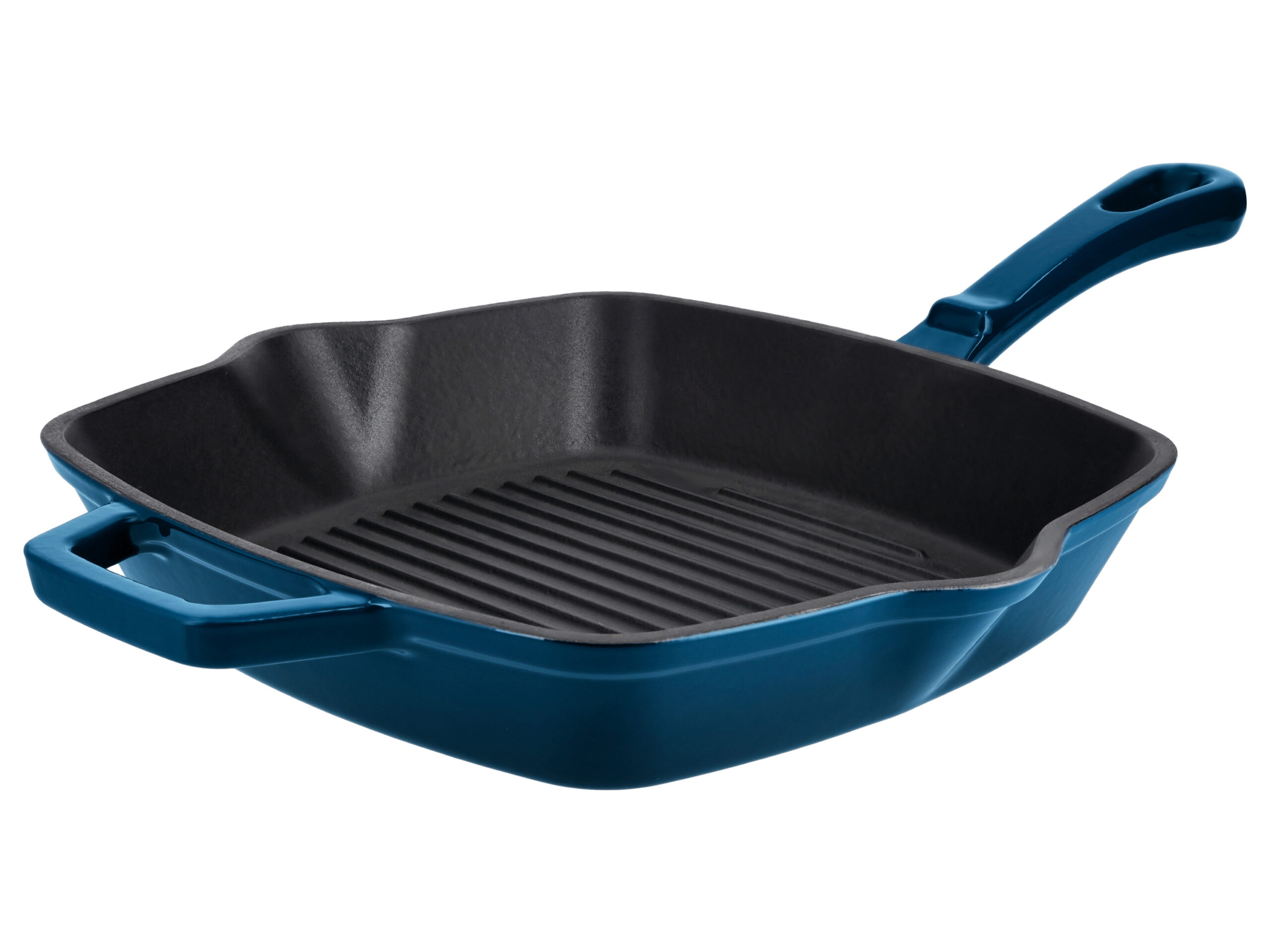 Gietijzeren grillpan of koekenpan (Vierkant