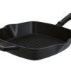Geëmailleerde gietijzeren grillpan of koekenpan (Vierkant