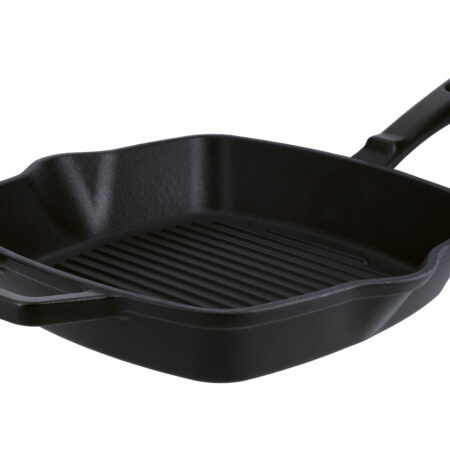 Gietijzeren grillpan of koekenpan (Vierkant