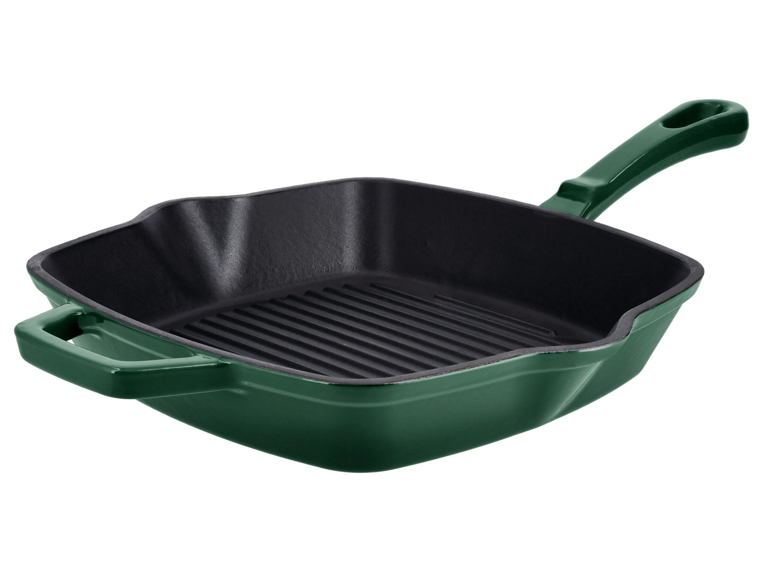 Gietijzeren grillpan of koekenpan (Vierkant