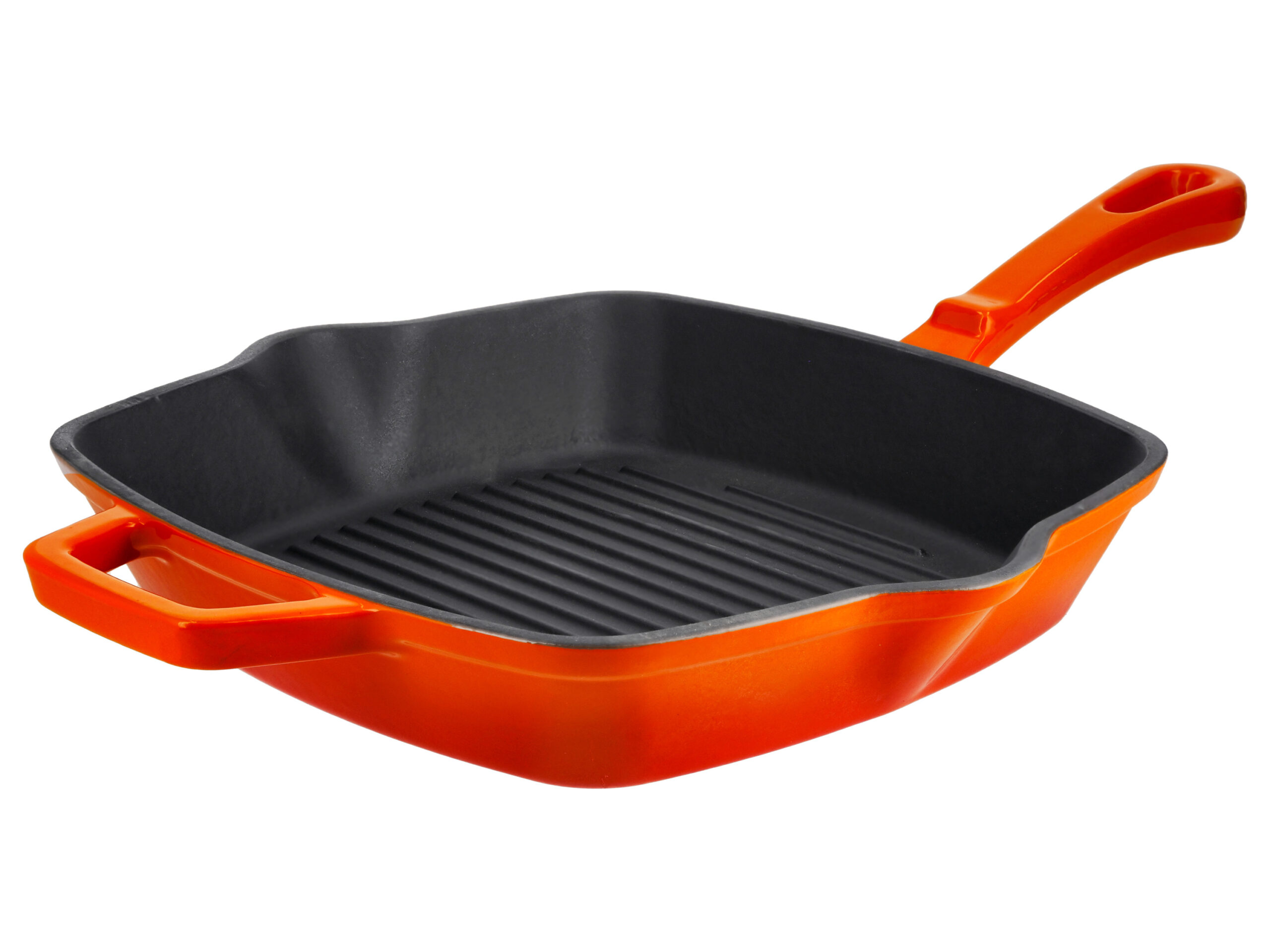 Gietijzeren grillpan of koekenpan (Vierkant