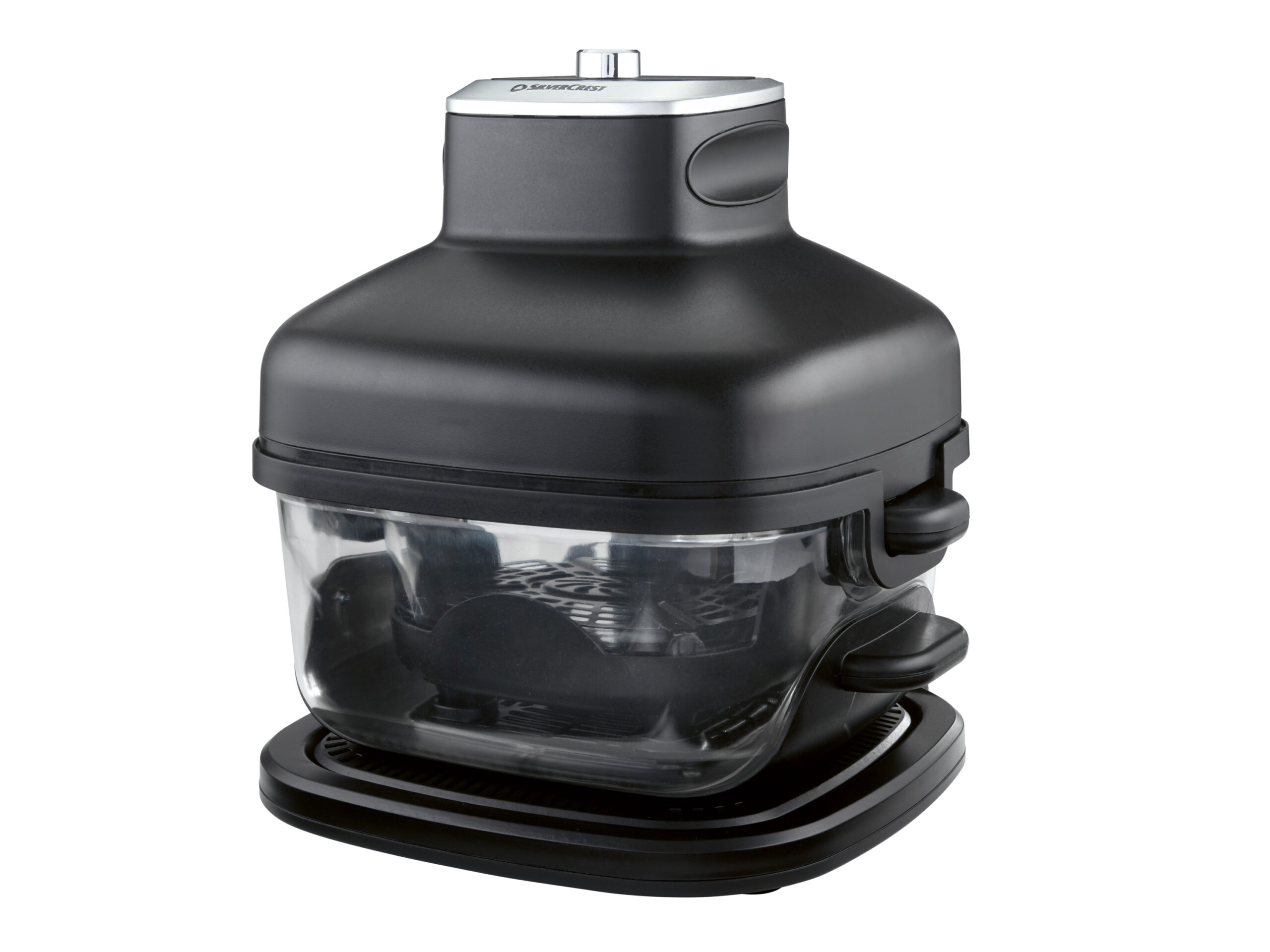 Glazen airfryer met 2 schalen