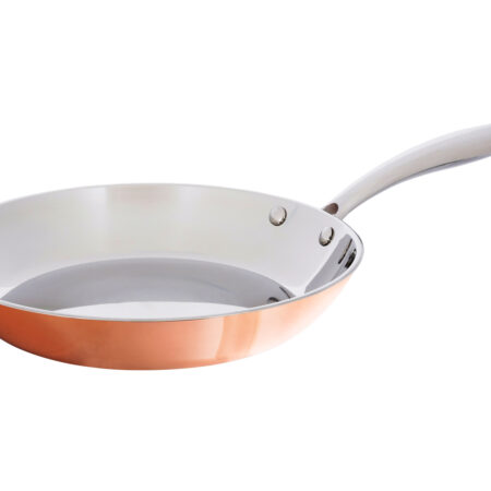 Koperen koekenpan 24 cm