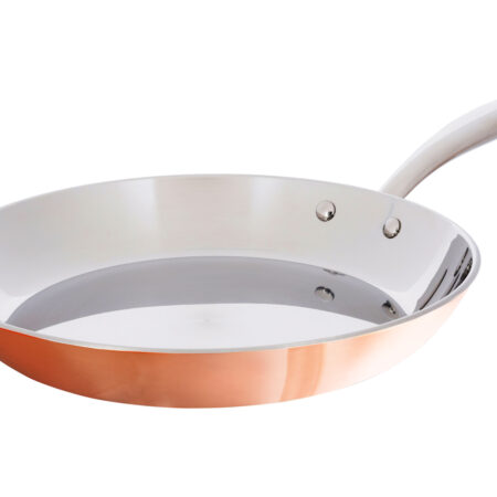 Koperen koekenpan 28 cm