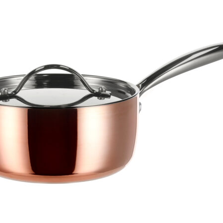 Koperen steelpan 16 cm